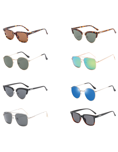 Monterey - Kit of 8 Polarized Sunglasses
