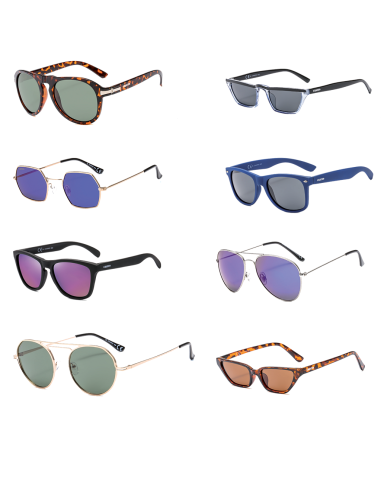 Baltimore - Kit of 8 Polarized Sunglasses