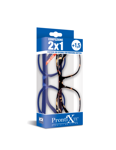 Two Pairs Reading Glasses -  Twin 8 2x1 Box
