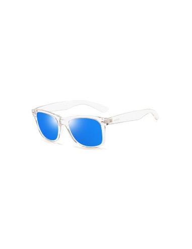 Online Sunglasses -  2108 Crystal-Blue Mirror Lenses