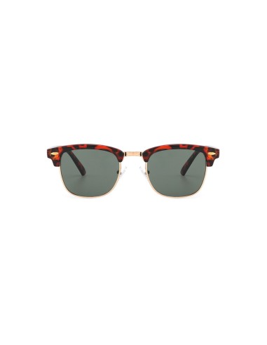 Online Sunglasses -  2702 Havana-Green Lenses
